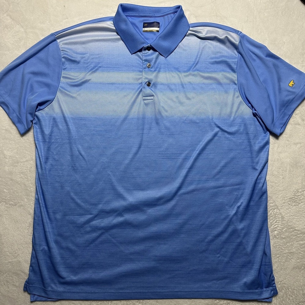 Jack Nicklaus Golden Bear Golf Polo Men's 2XL Blue Gradient Performance Shirt